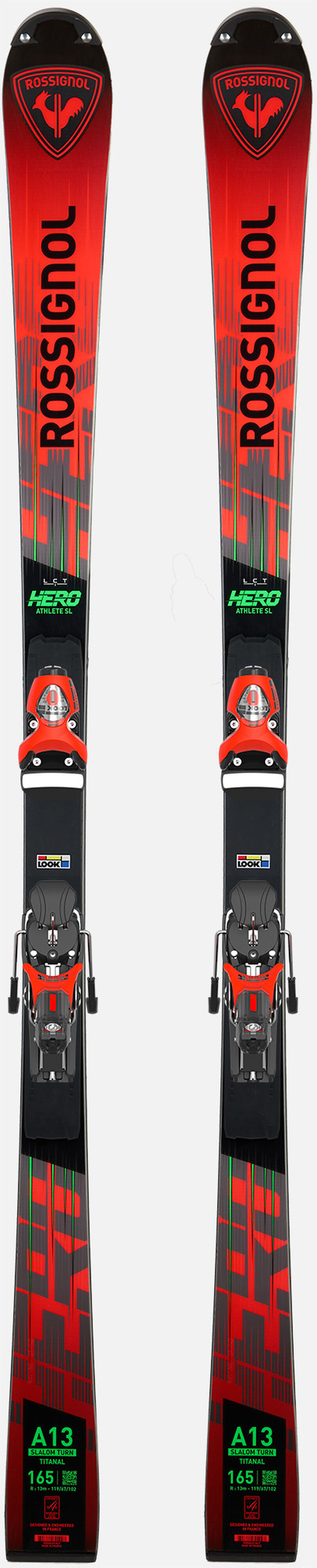 Rossignol HERO FIS SL FAC 165 R22 red
