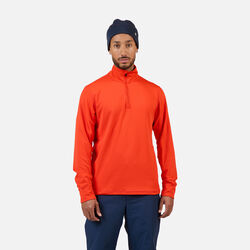 Rossignol Men's Stretch Half-Zip Mid Layer orange